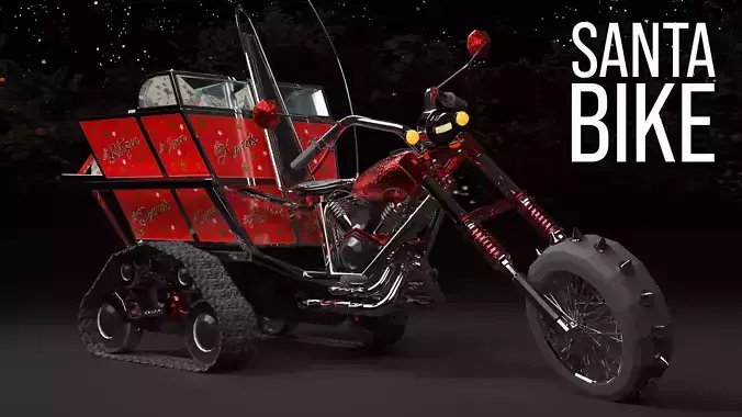 eSanta Bike 3D model