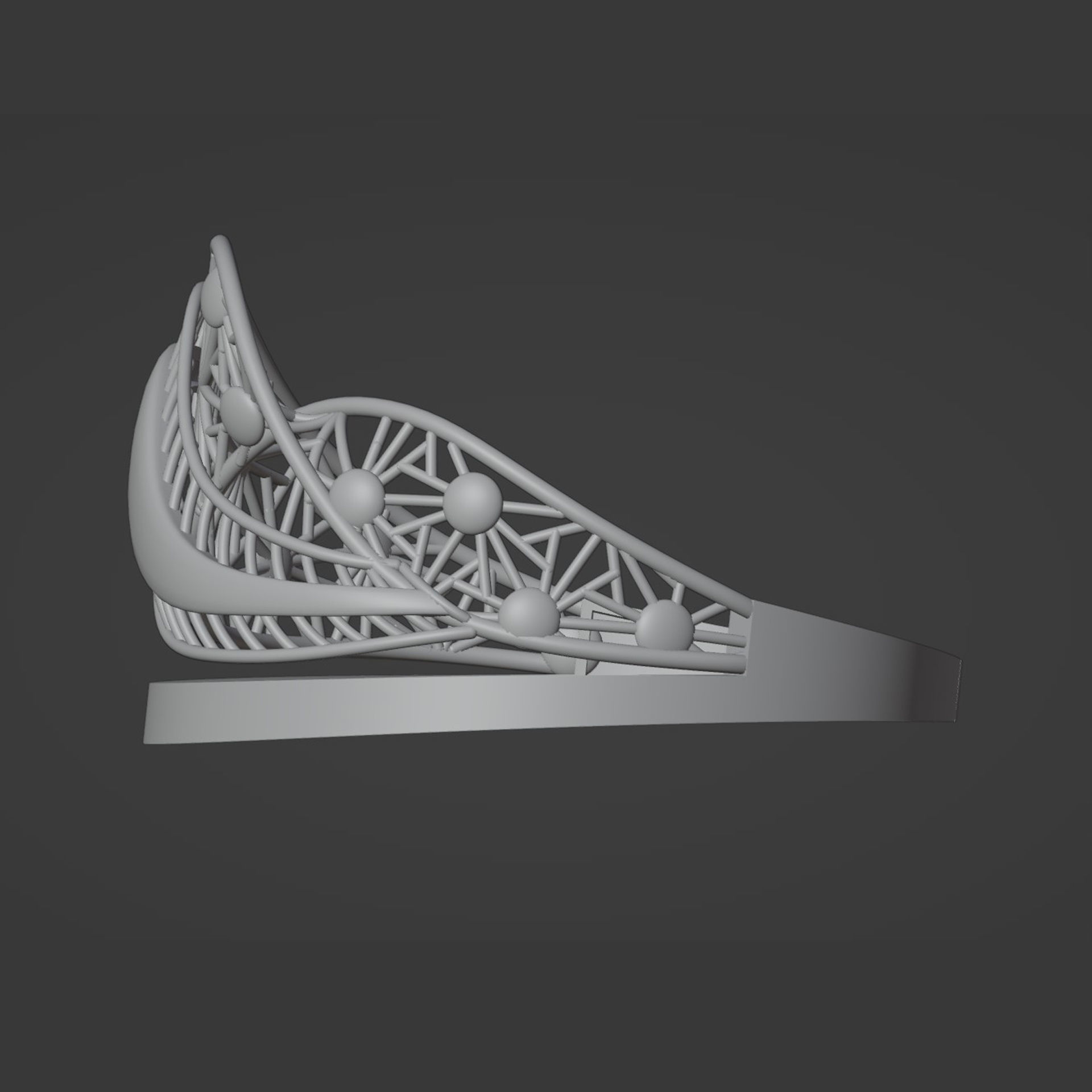 Gold ring 04 3D print model_9