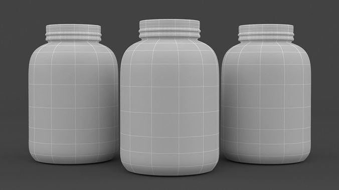 Protein Powder 3D model 6