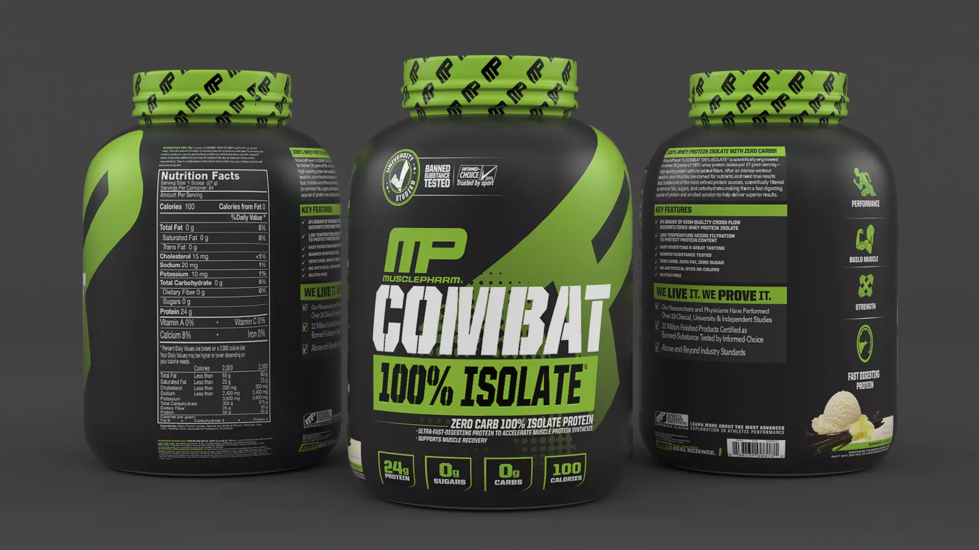 Protein Powder 3D model