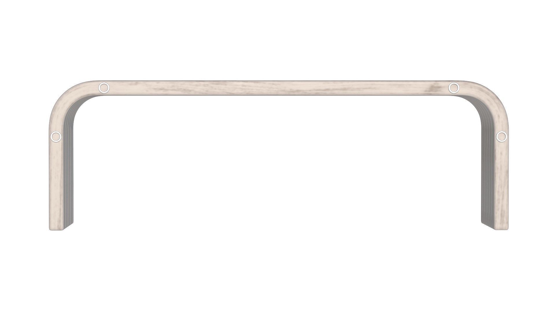 City Bench 13 Low-poly 3D model_2