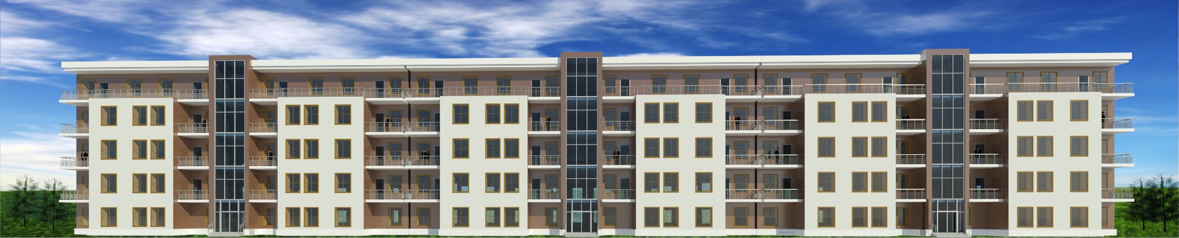 5 Storey House Model 3D model_10