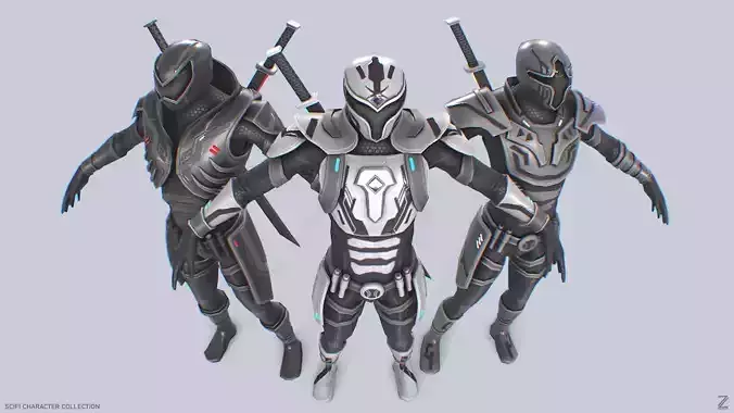 Scifi character collection 
