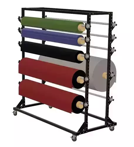 Composite Material Storage Rack 3D model