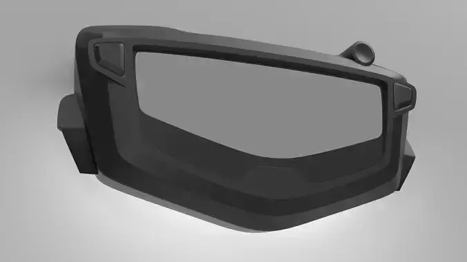 Bikes Digital Display Low-poly 3D model