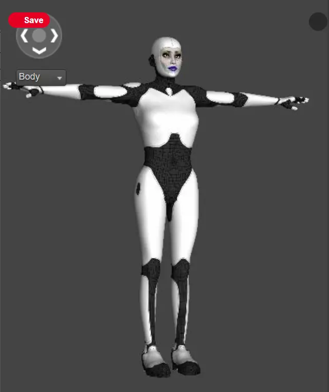 Xena Rigged Free 3D model_0