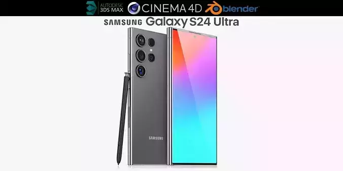 Samsung Galaxy S24 Ultra v1 3D model