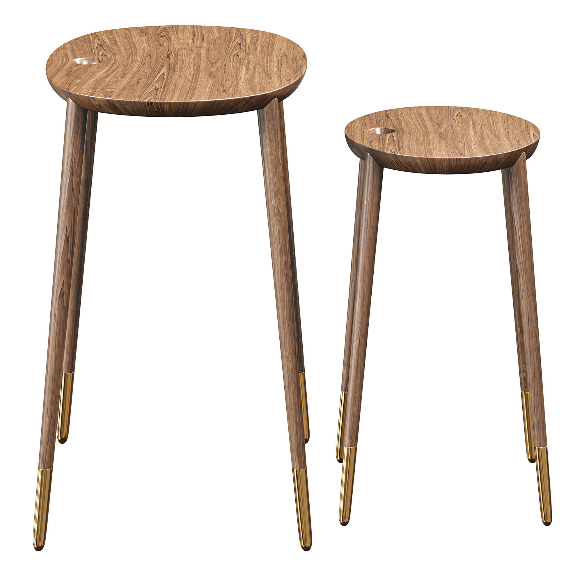 Rogers Side Coffee Tables By Porada 3D model_1