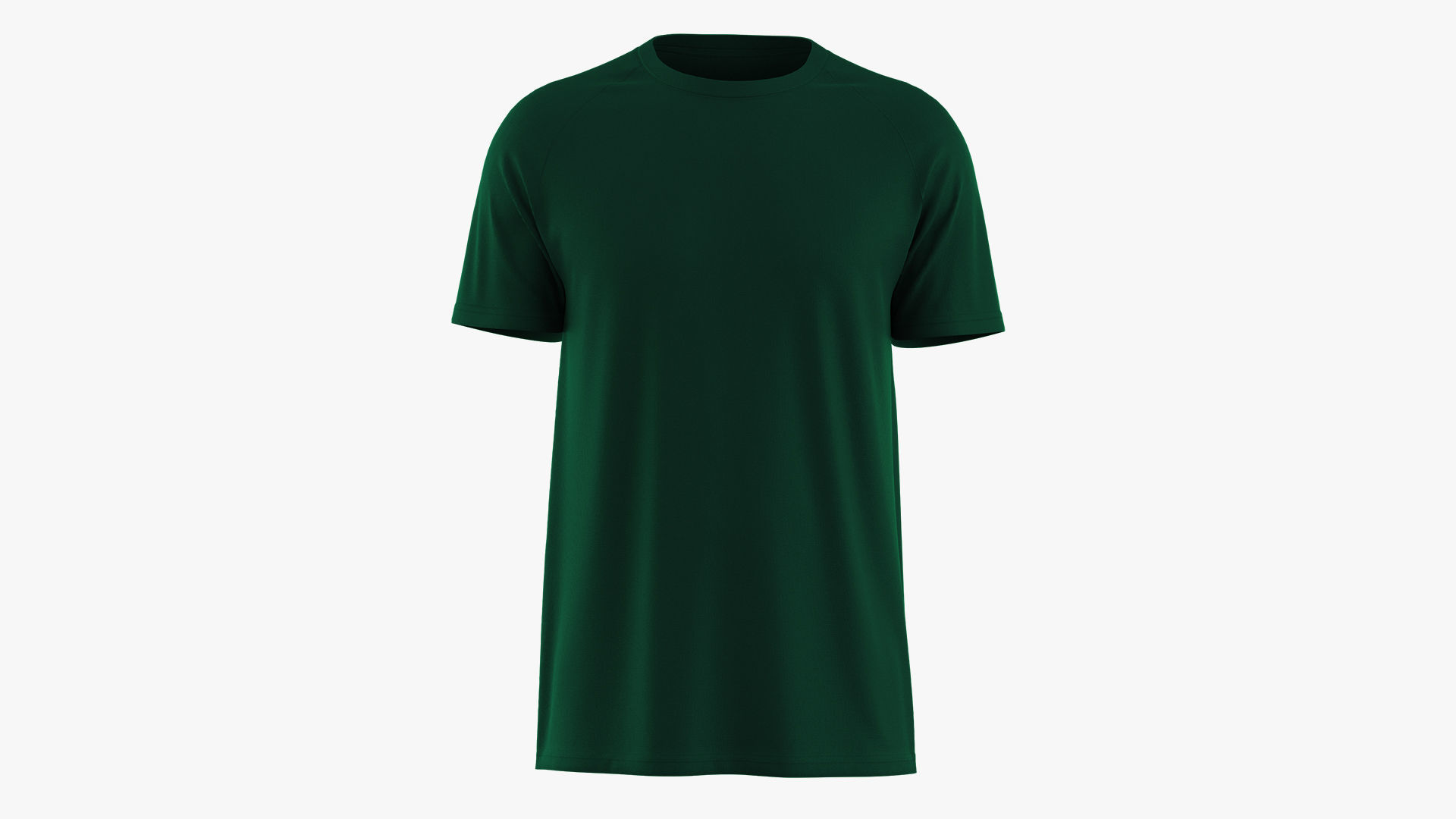 Two Raglan Sleeve T-Shirt in CLO and Marvelous Designer 3D Model Collection_9