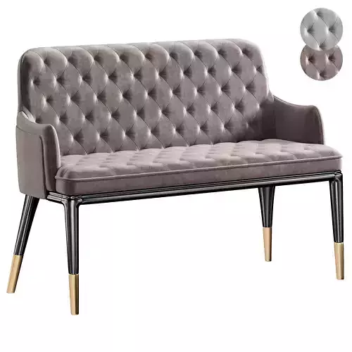 CHARLA TWO SEAT SOFA BY LUXXU 3D model