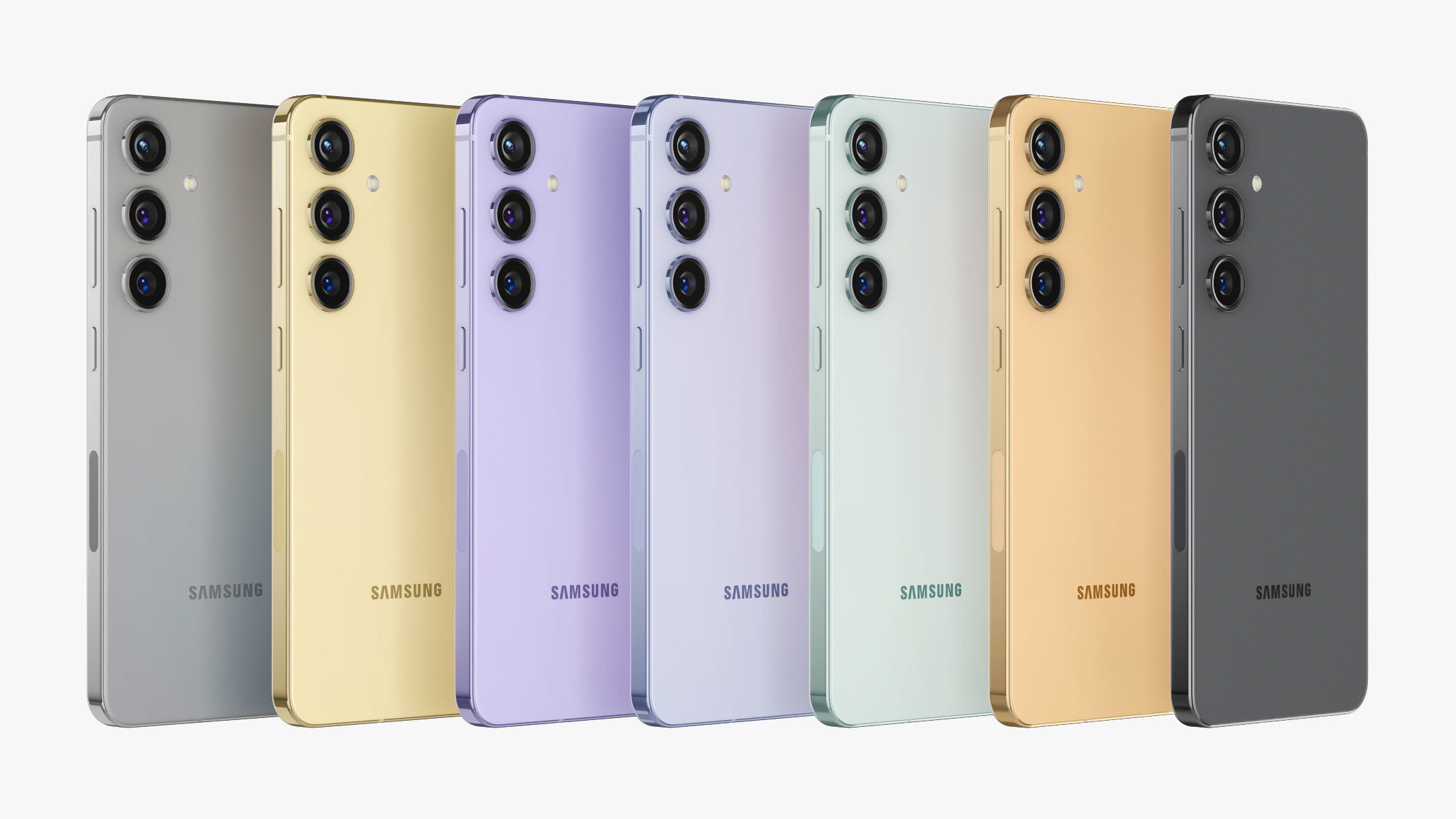 Samsung Galaxy S24 and S24 Plus and S24 Ultra All colors v1 3D model_3