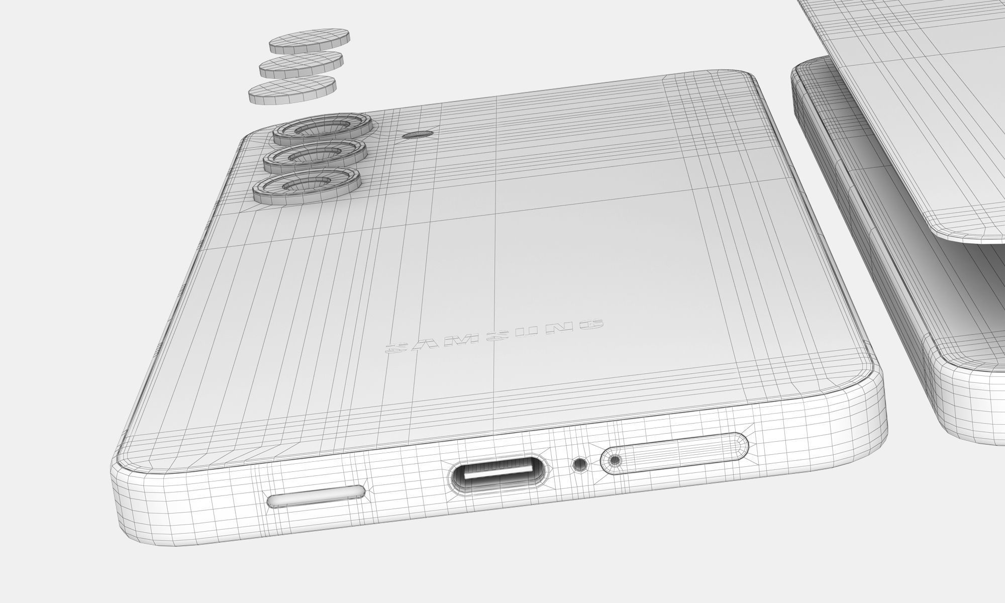 Samsung Galaxy S24 and S24 Plus and S24 Ultra All colors v1 3D model_39