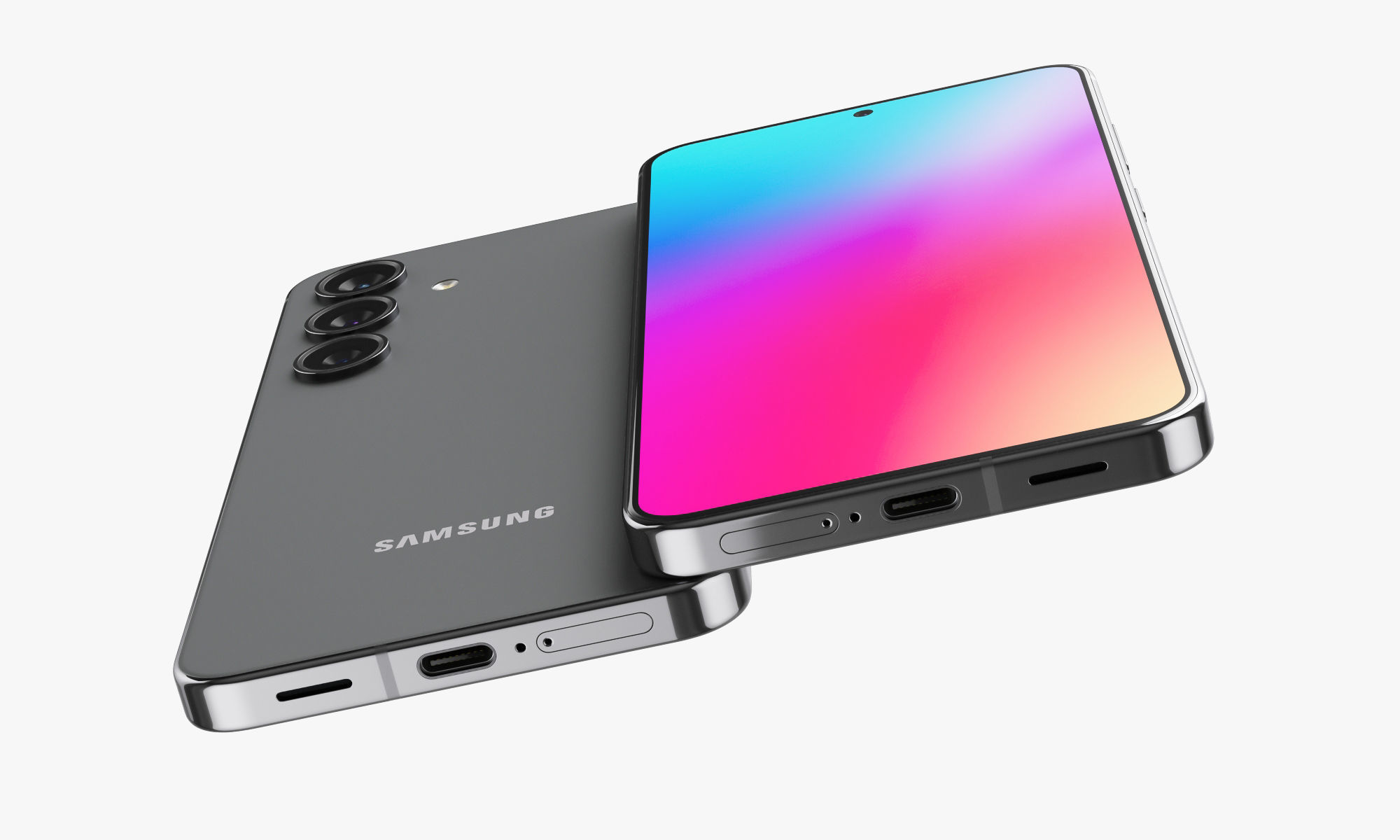 Samsung Galaxy S24 and S24 Plus and S24 Ultra All colors v1 3D model_46