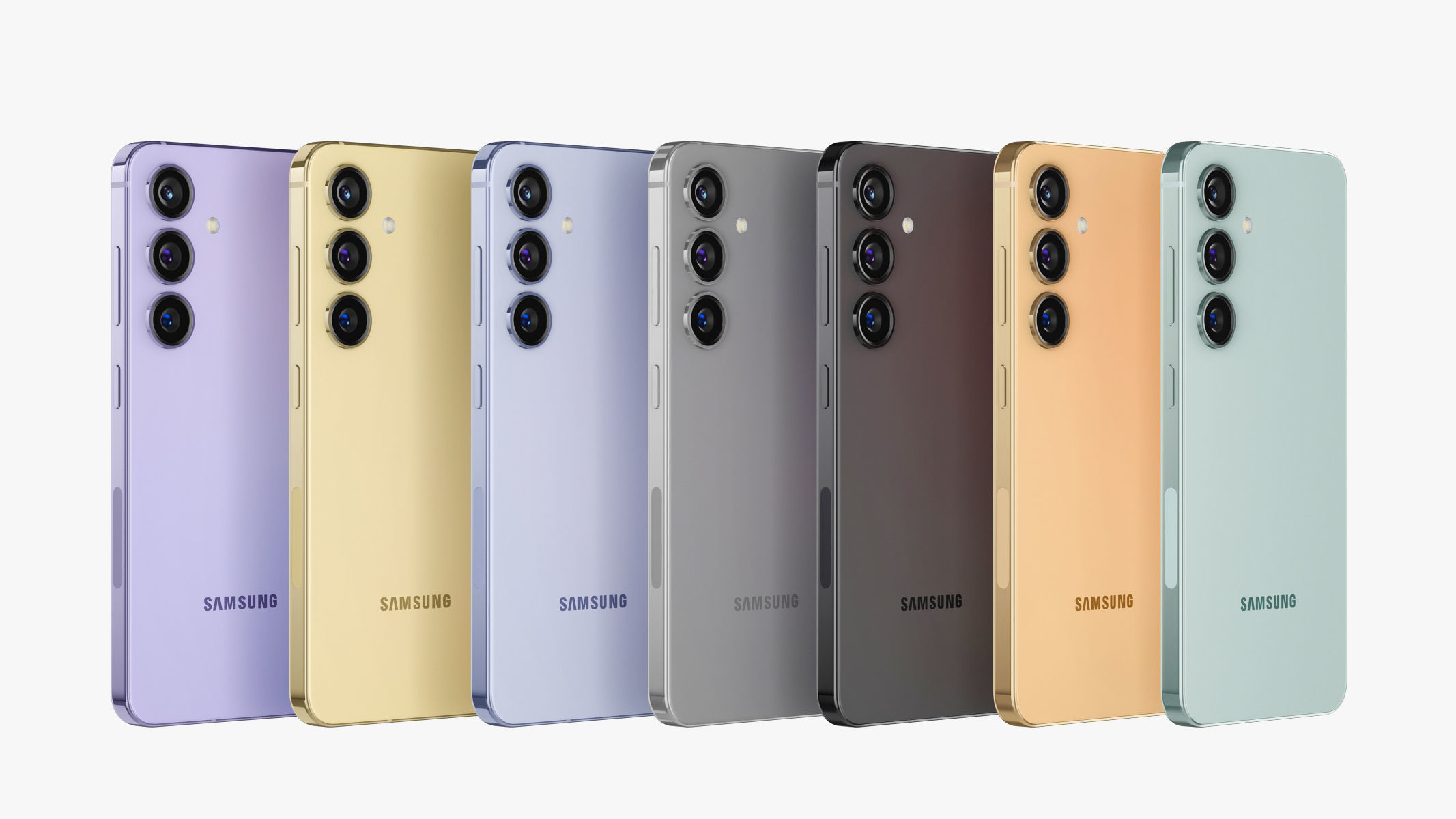 Samsung Galaxy S24 and S24 Plus and S24 Ultra All colors v1 3D model_4