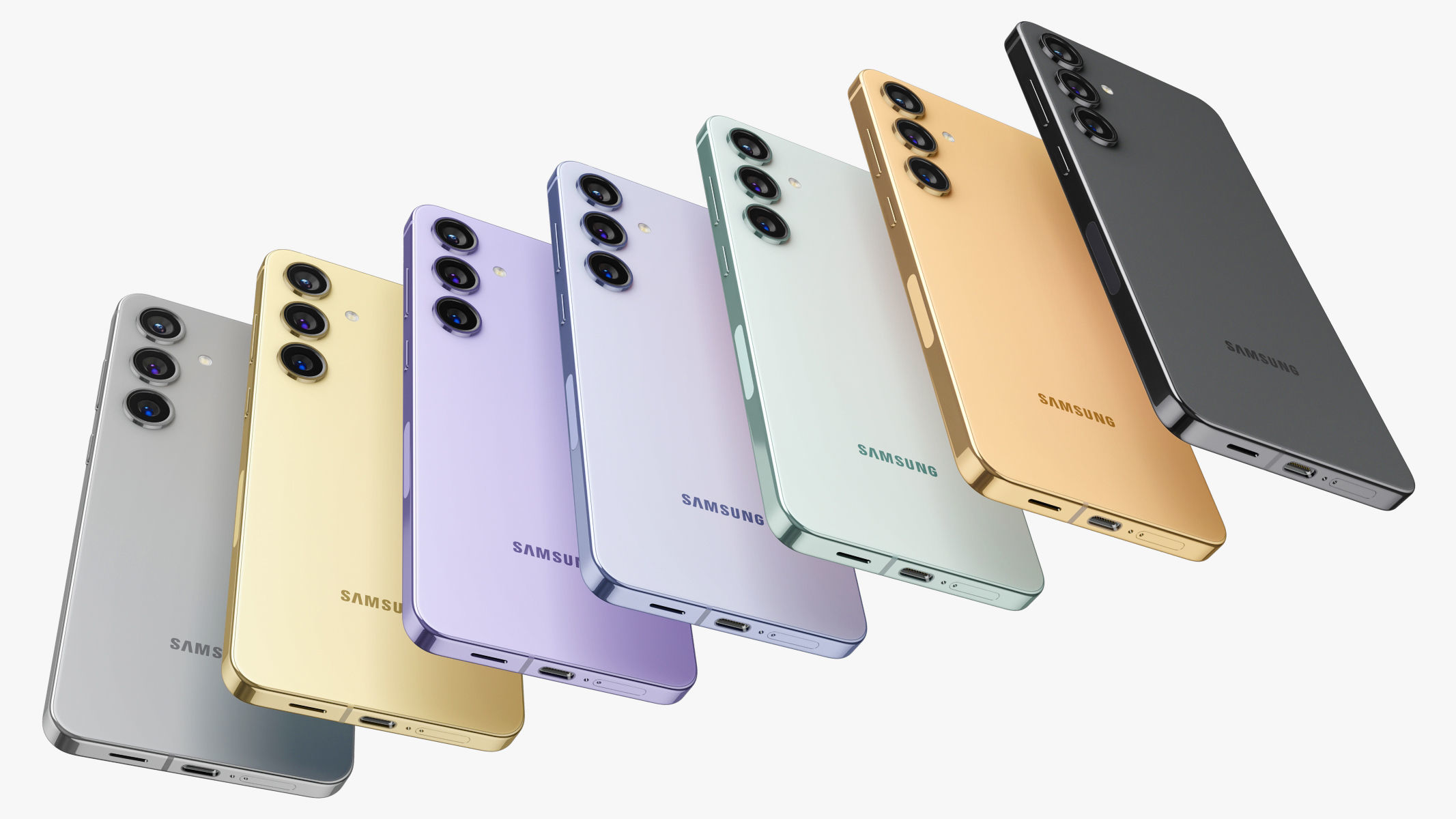 Samsung Galaxy S24 and S24 Plus and S24 Ultra All colors v1 3D model_6