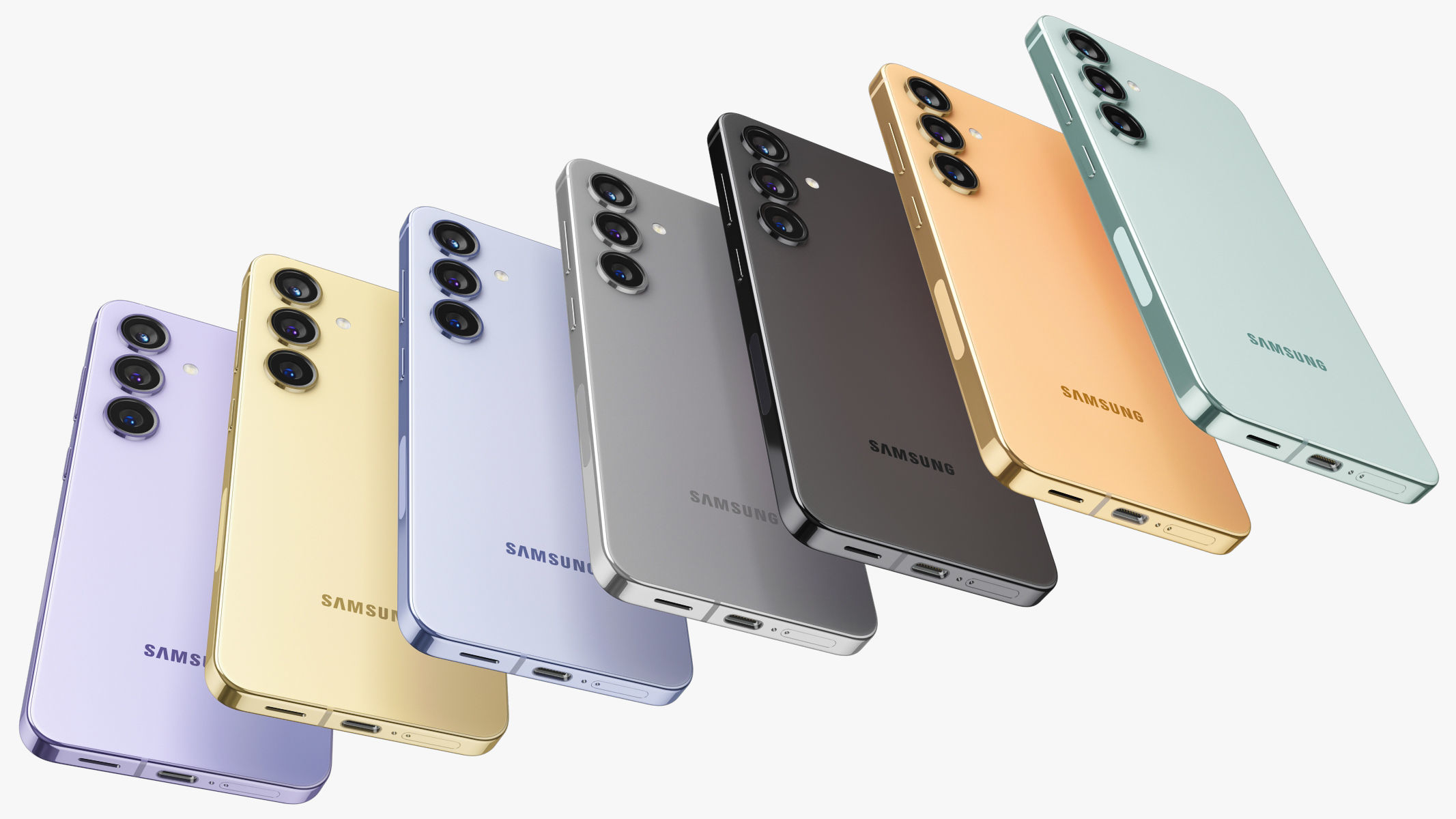 Samsung Galaxy S24 and S24 Plus and S24 Ultra All colors v1 3D model_7