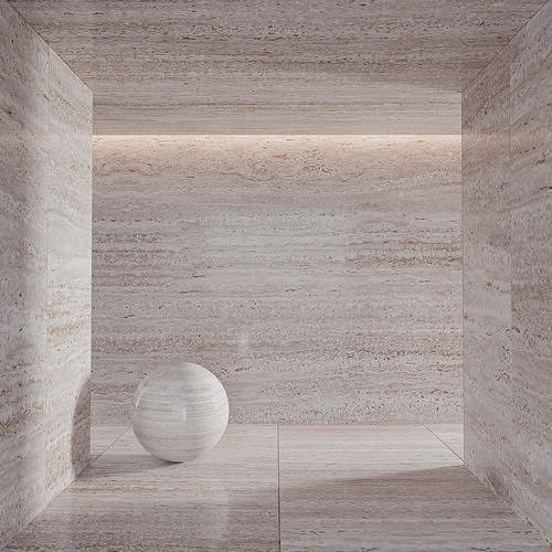 Travertine  3D model