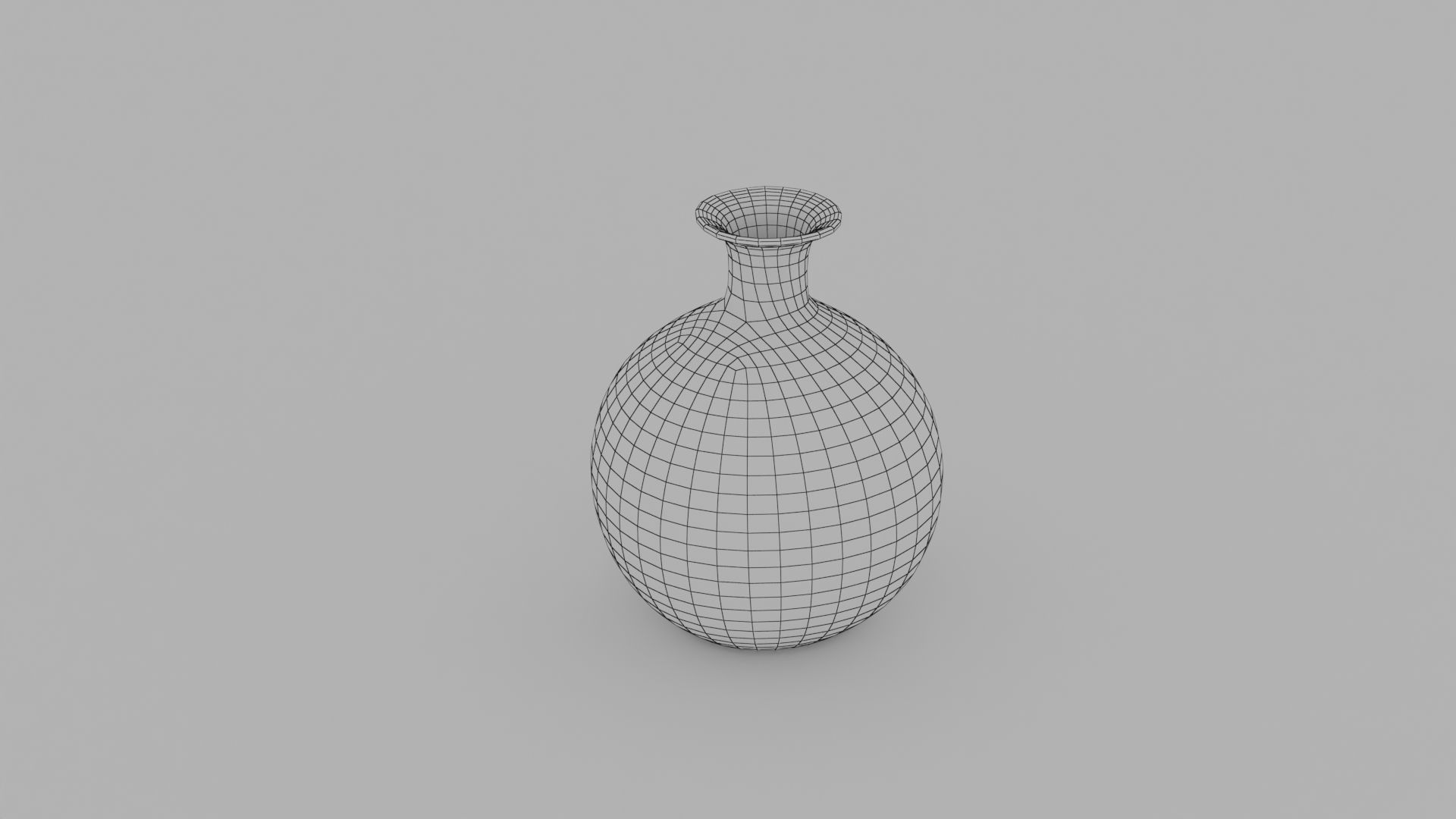 Simple Earthenware Jug 01 Low-poly 3D model_6