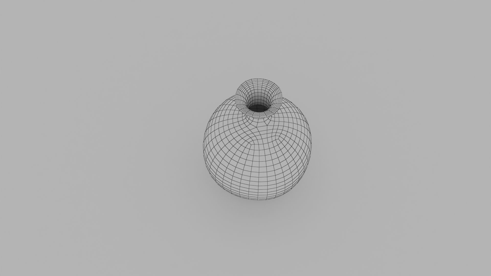 Simple Earthenware Jug 01 Low-poly 3D model_7