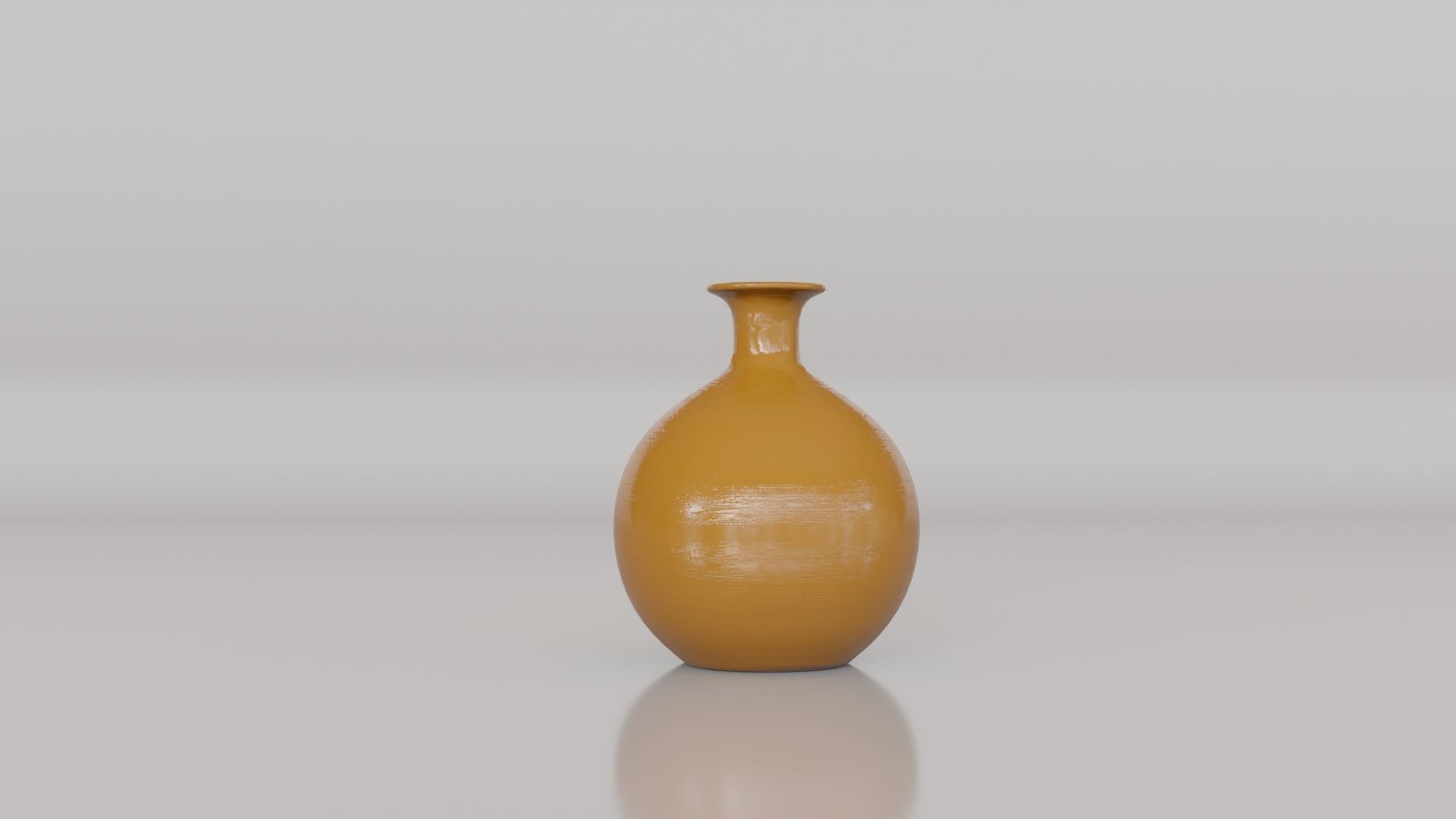 Simple Earthenware Jug 01 Low-poly 3D model_4