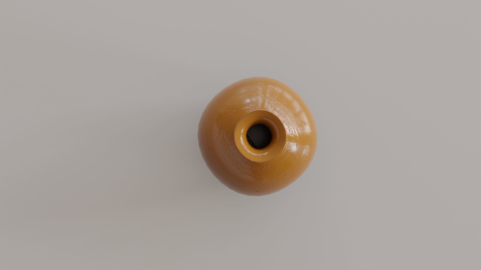 Simple Earthenware Jug 01 Low-poly 3D model_3