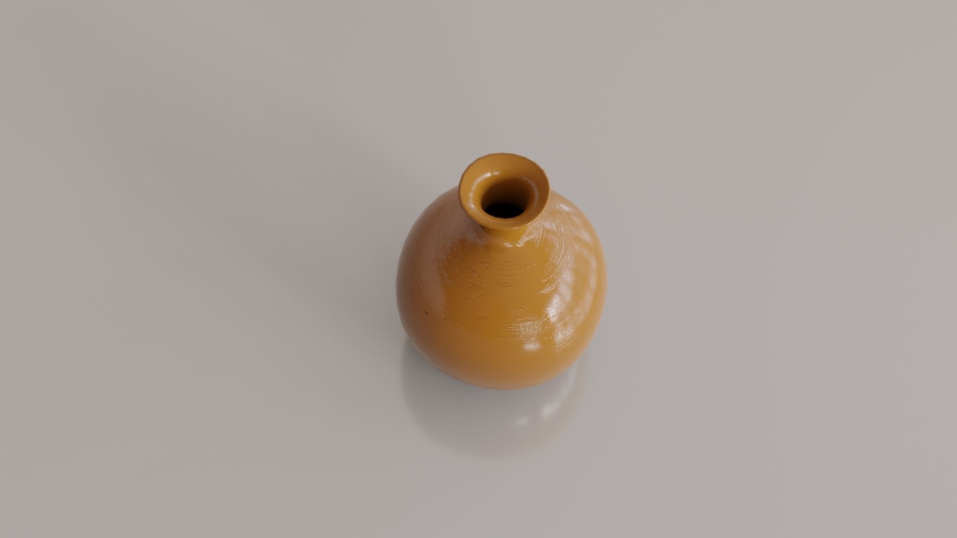 Simple Earthenware Jug 01 Low-poly 3D model_1