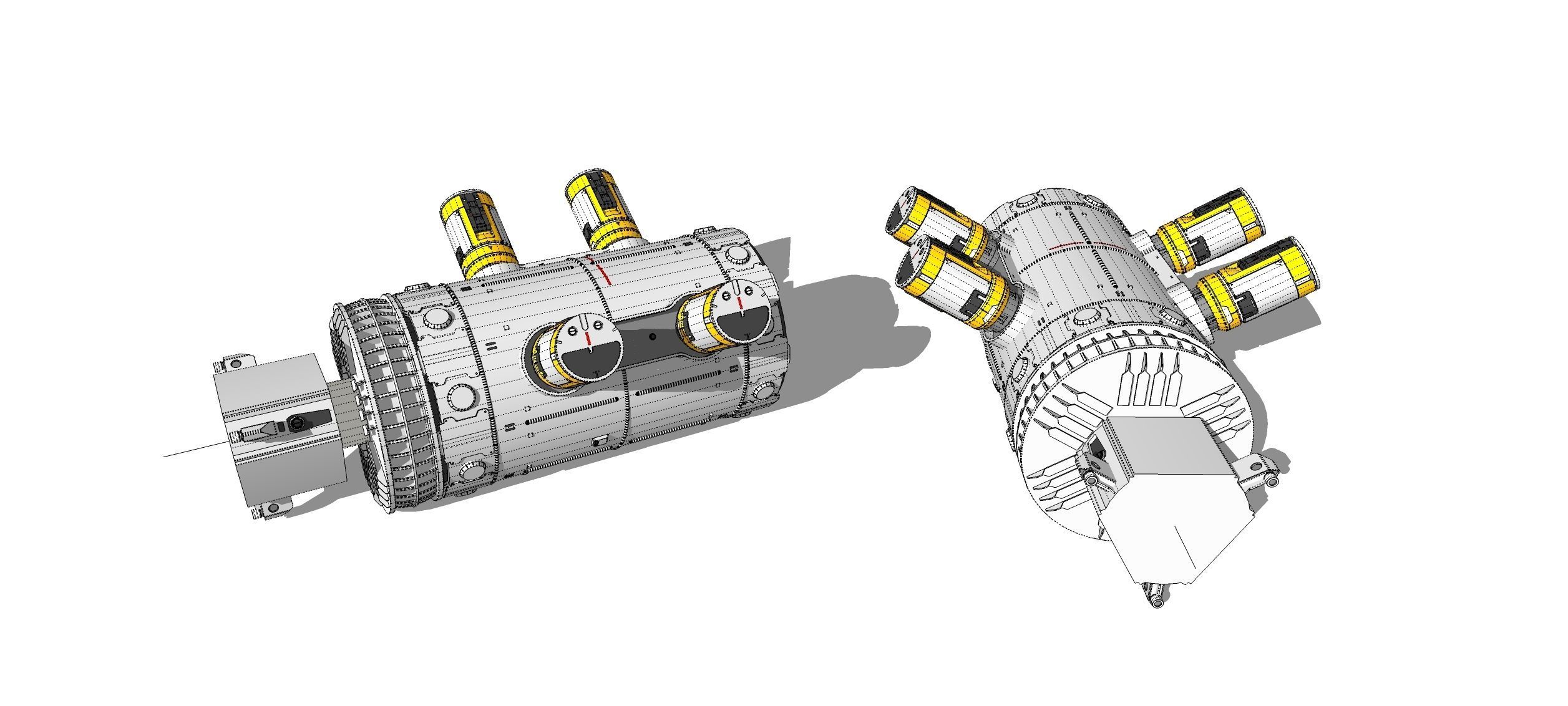 sci-fi Architecture kitbash 45 3D model_20