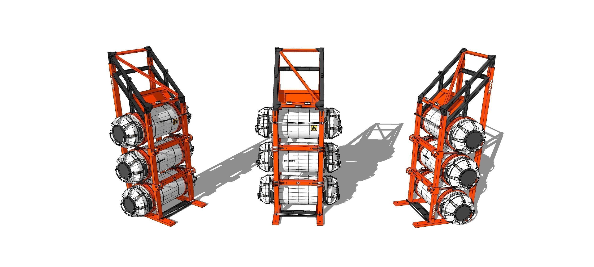 sci-fi Architecture kitbash 45 3D model_27