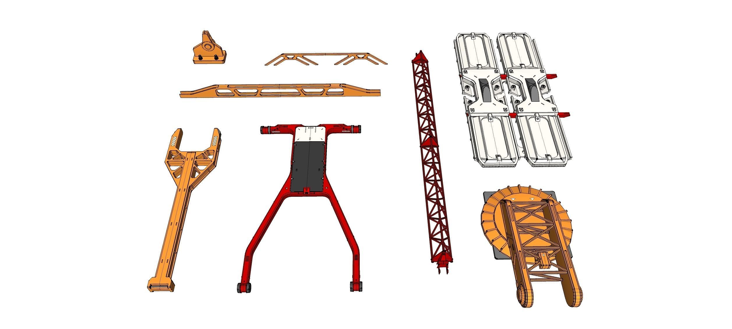 sci-fi Architecture kitbash 45 3D model_28