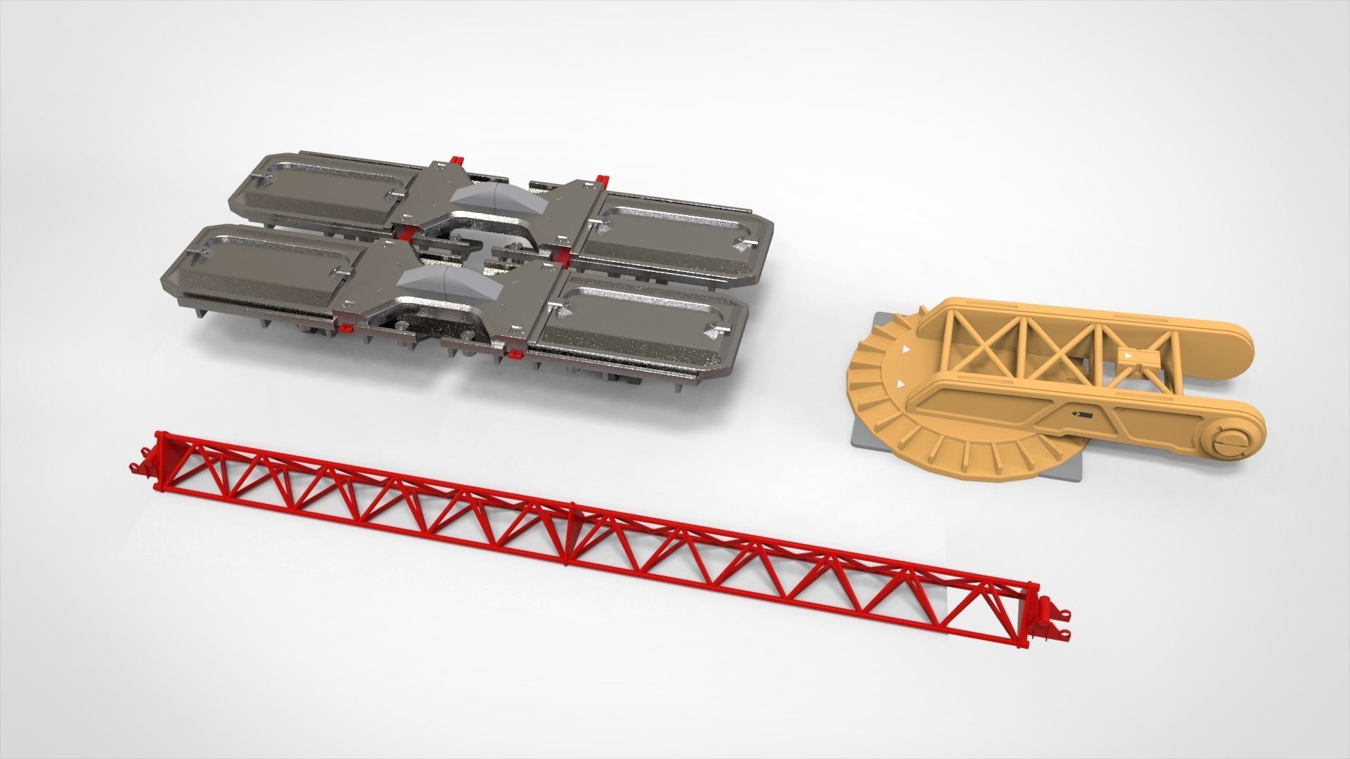 sci-fi Architecture kitbash 45 3D model_17