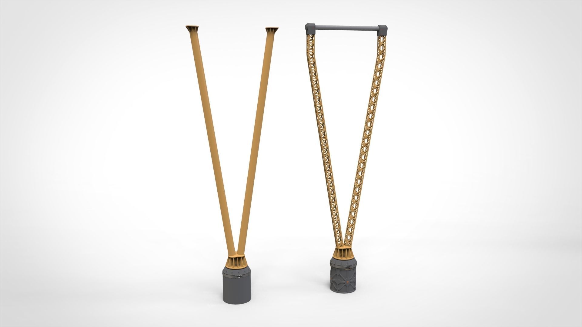 sci-fi Architecture kitbash 45 3D model_9