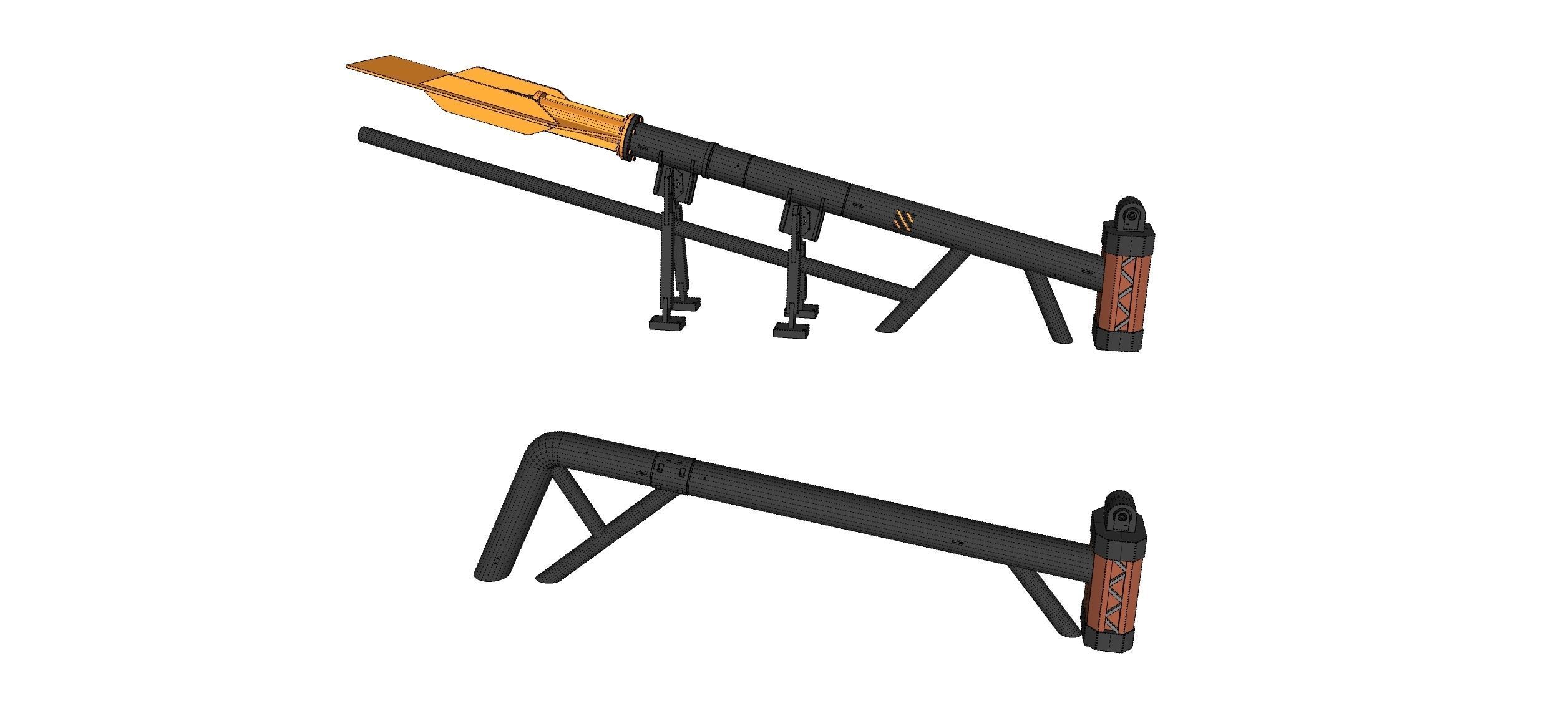 sci-fi Architecture kitbash 45 3D model_24