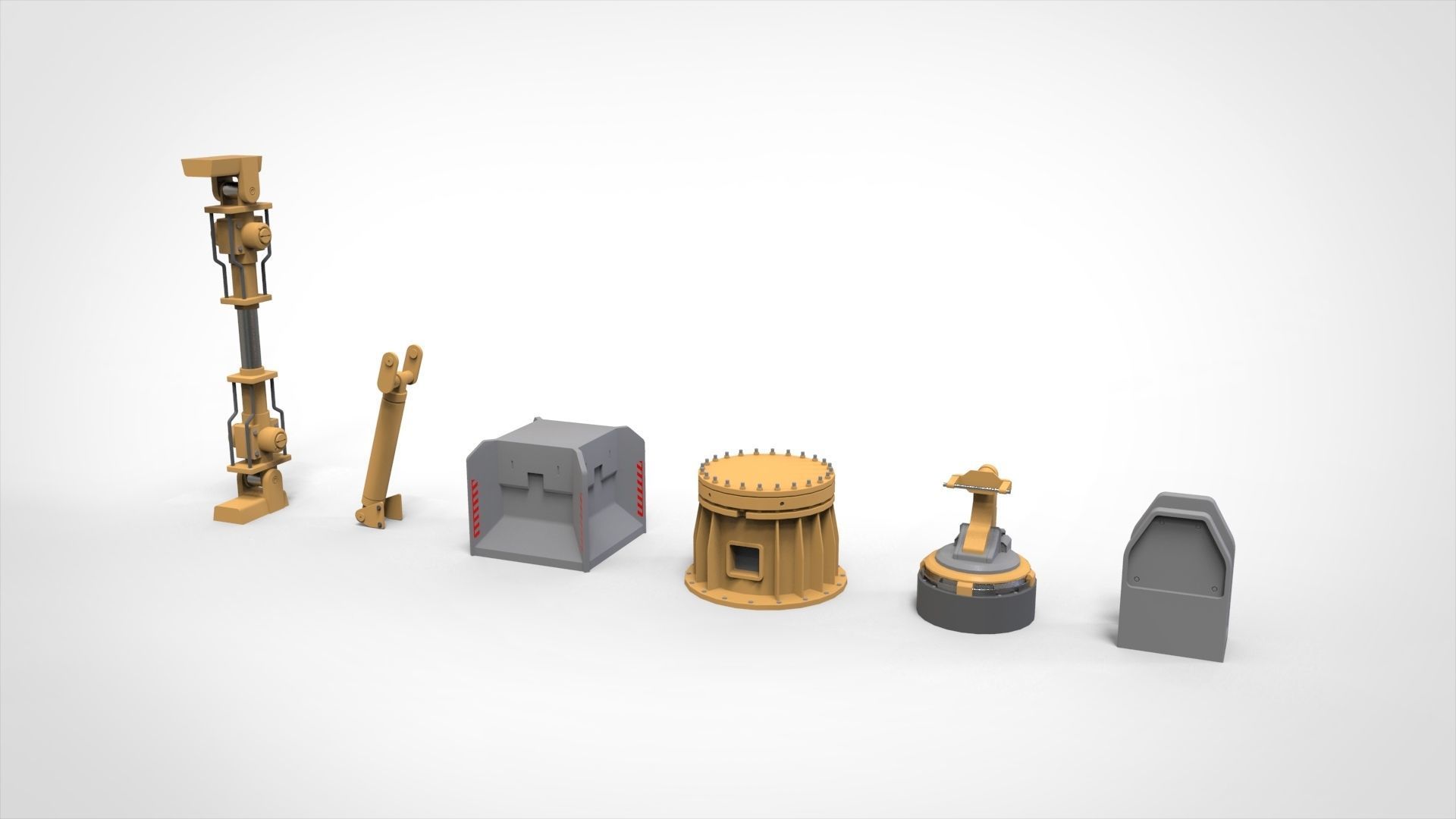 sci-fi Architecture kitbash 45 3D model_18