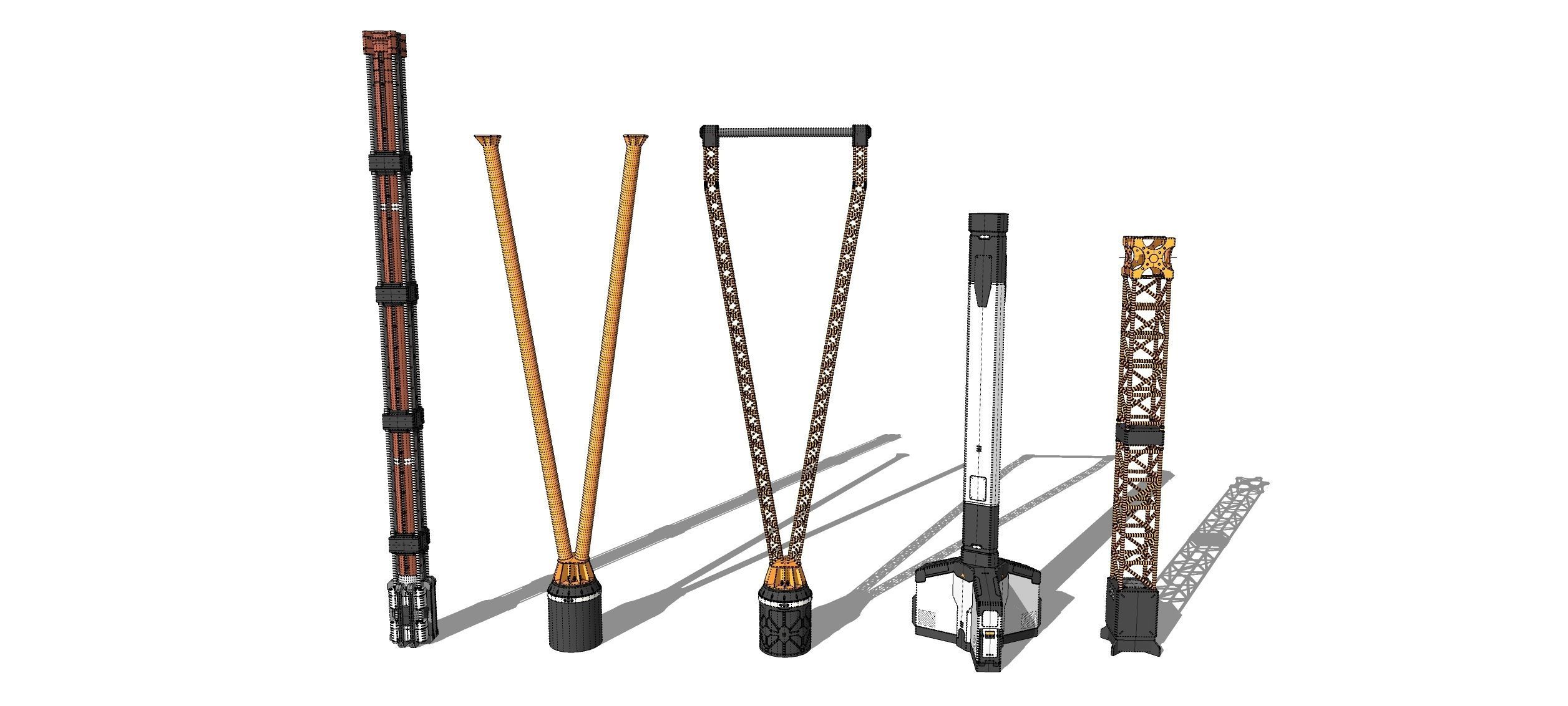 sci-fi Architecture kitbash 45 3D model_23