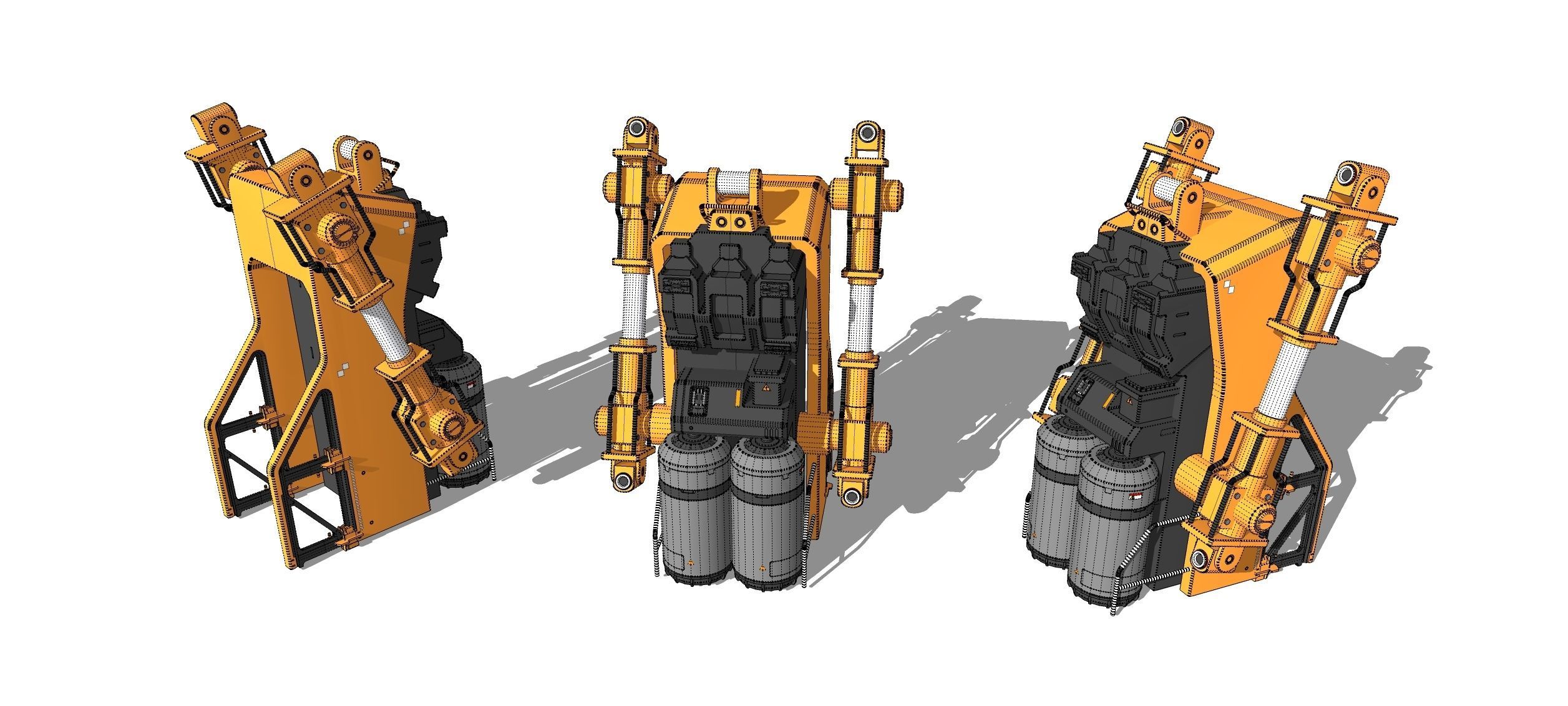 sci-fi Architecture kitbash 45 3D model_19