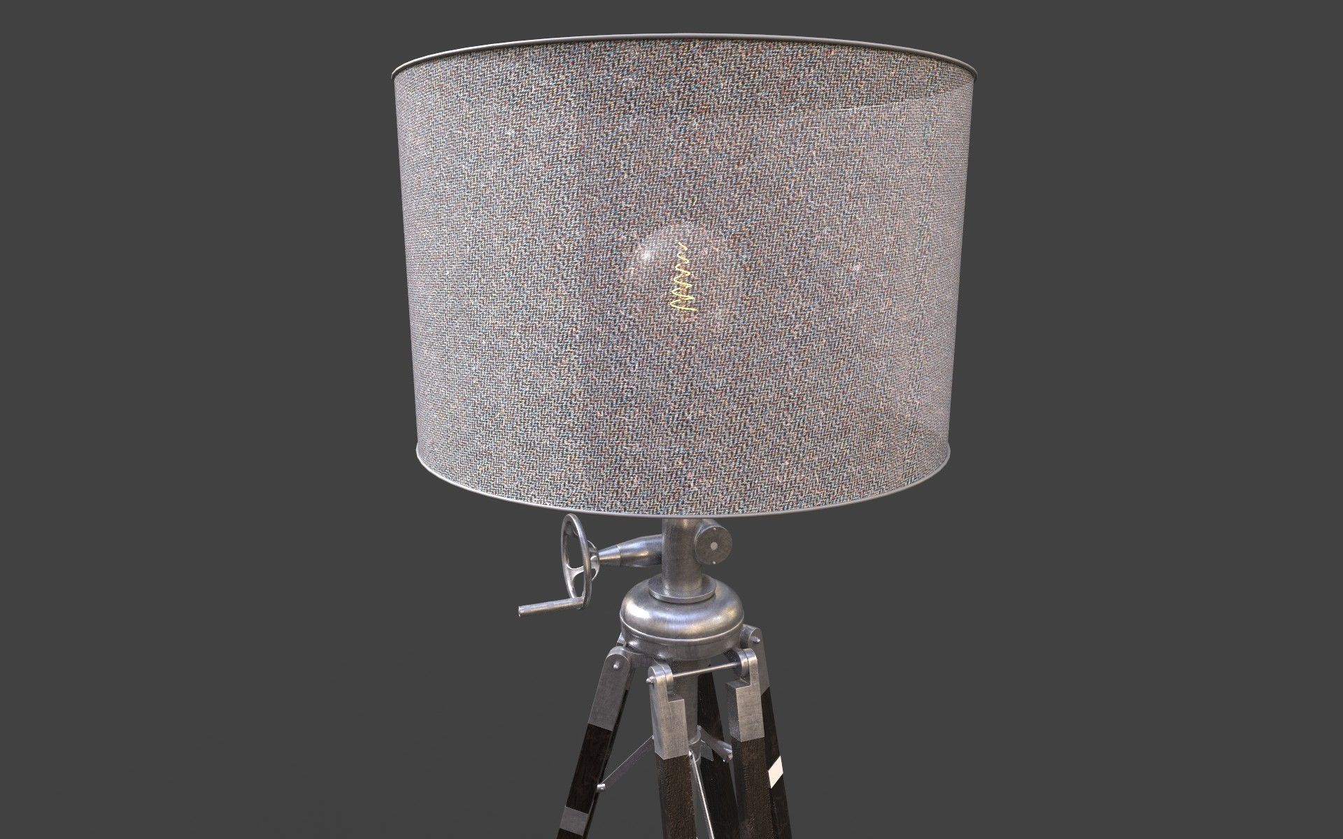 Floor lamp Free low-poly 3D model_5