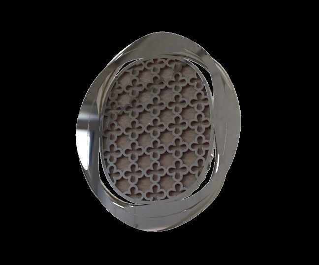 Cameo frame 3D print model_3