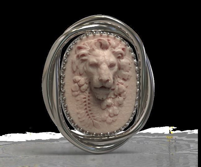 Cameo frame 3D print model_1