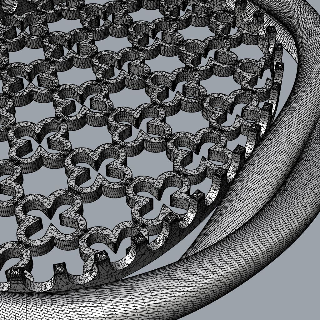 Cameo frame 3D print model_5