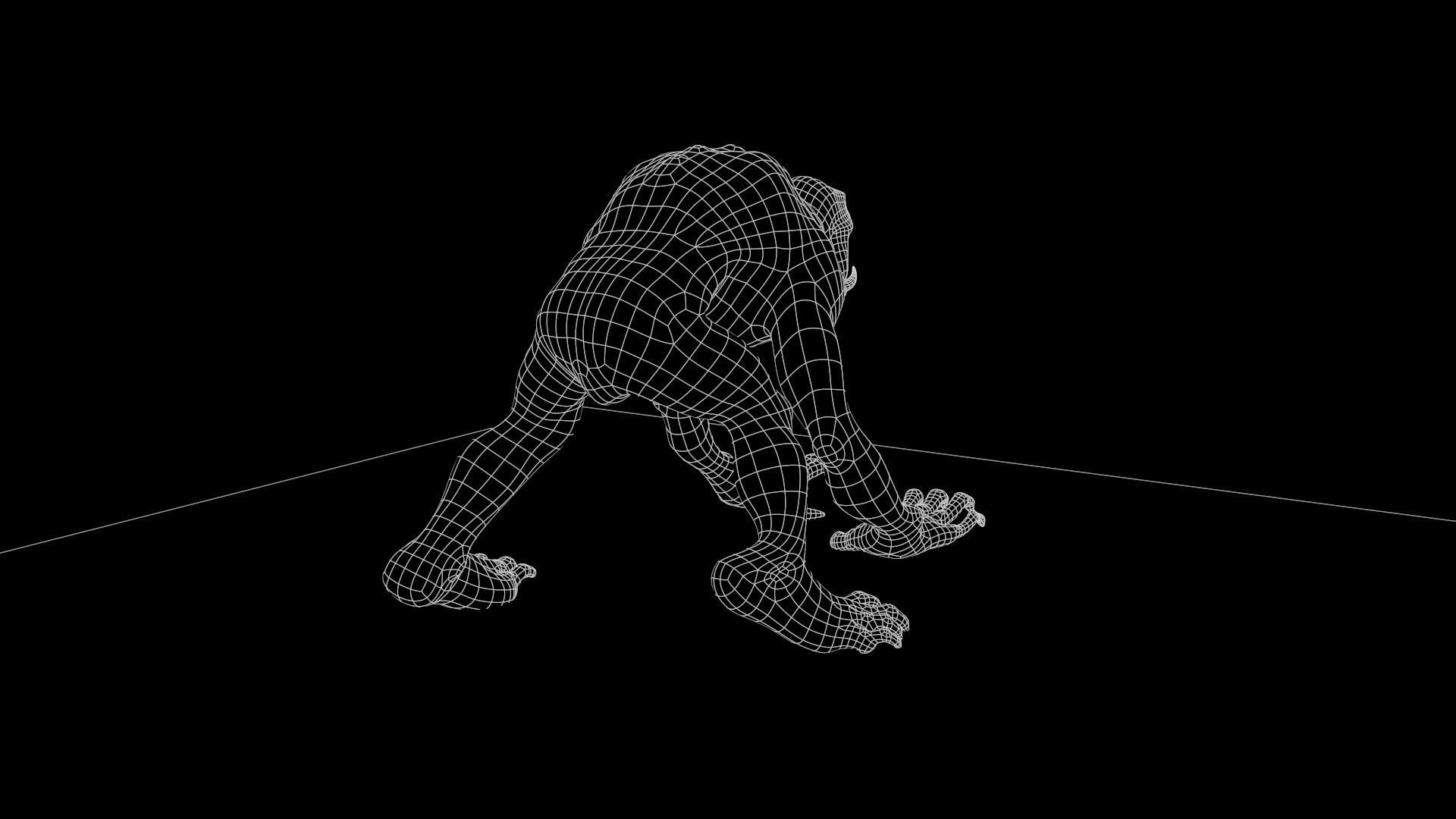 Ghoul Undead - Rigged - Animated - Game Ready Low-poly 3D model_37