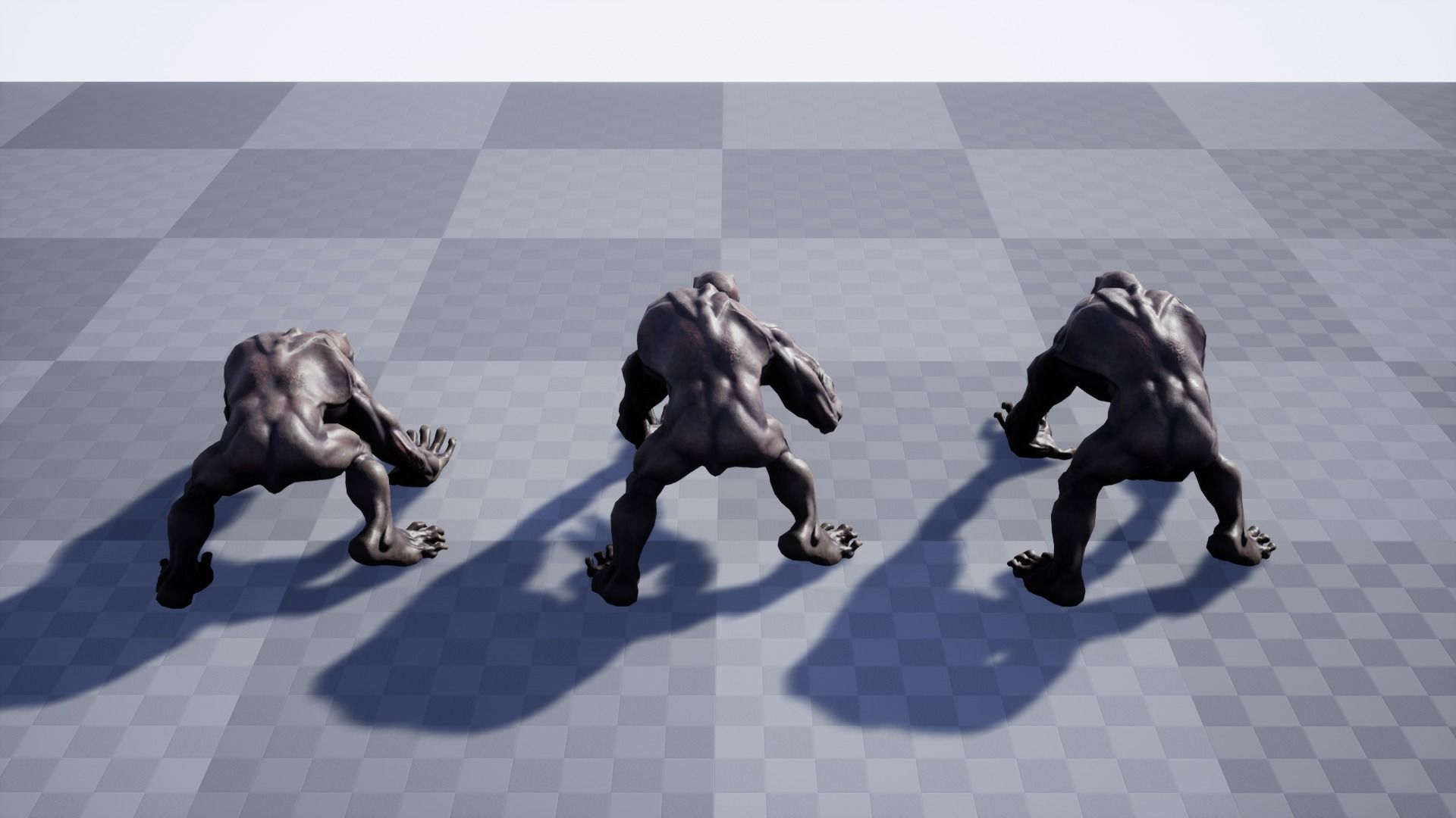 Ghoul Undead - Rigged - Animated - Game Ready Low-poly 3D model_27