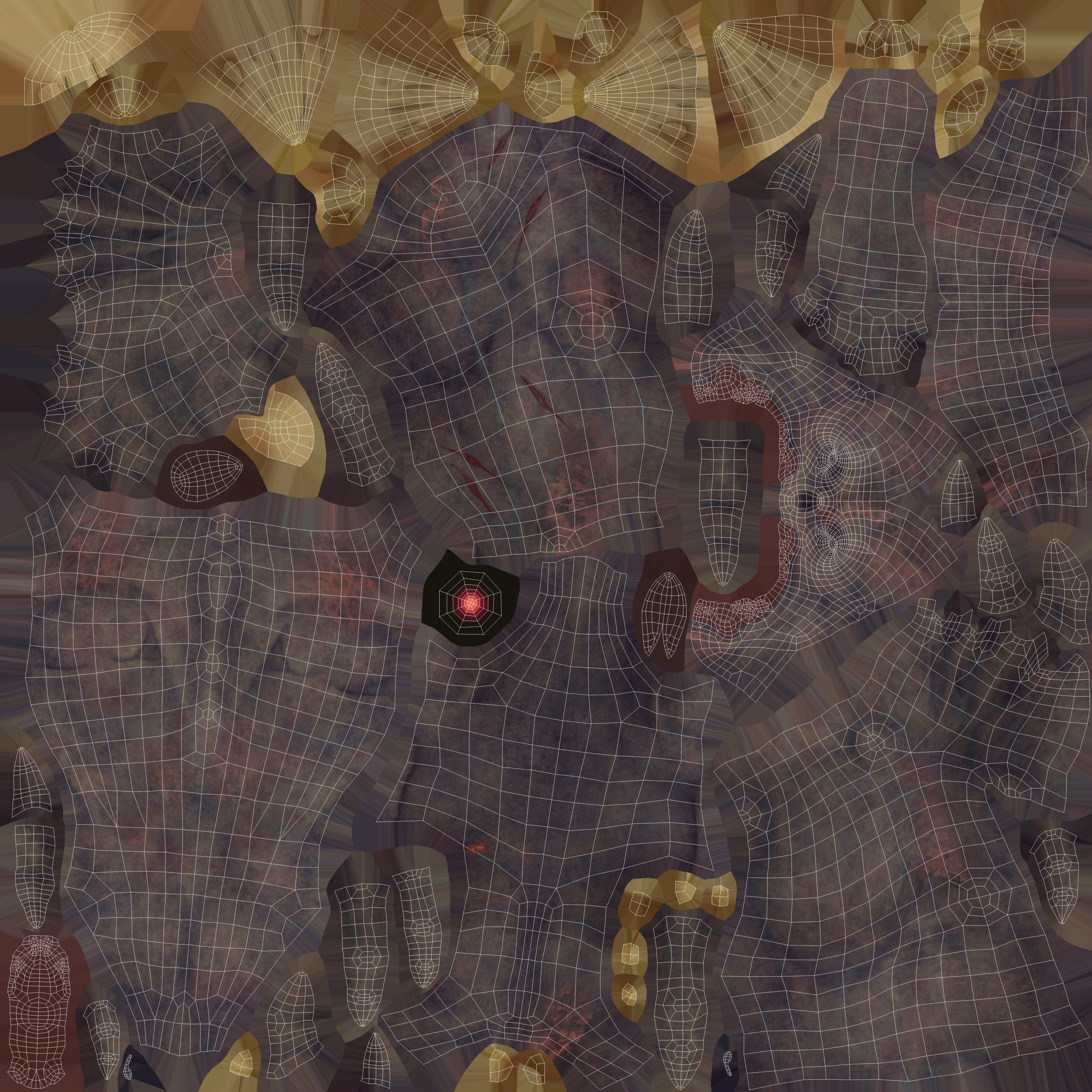 Ghoul Undead - Rigged - Animated - Game Ready Low-poly 3D model_30