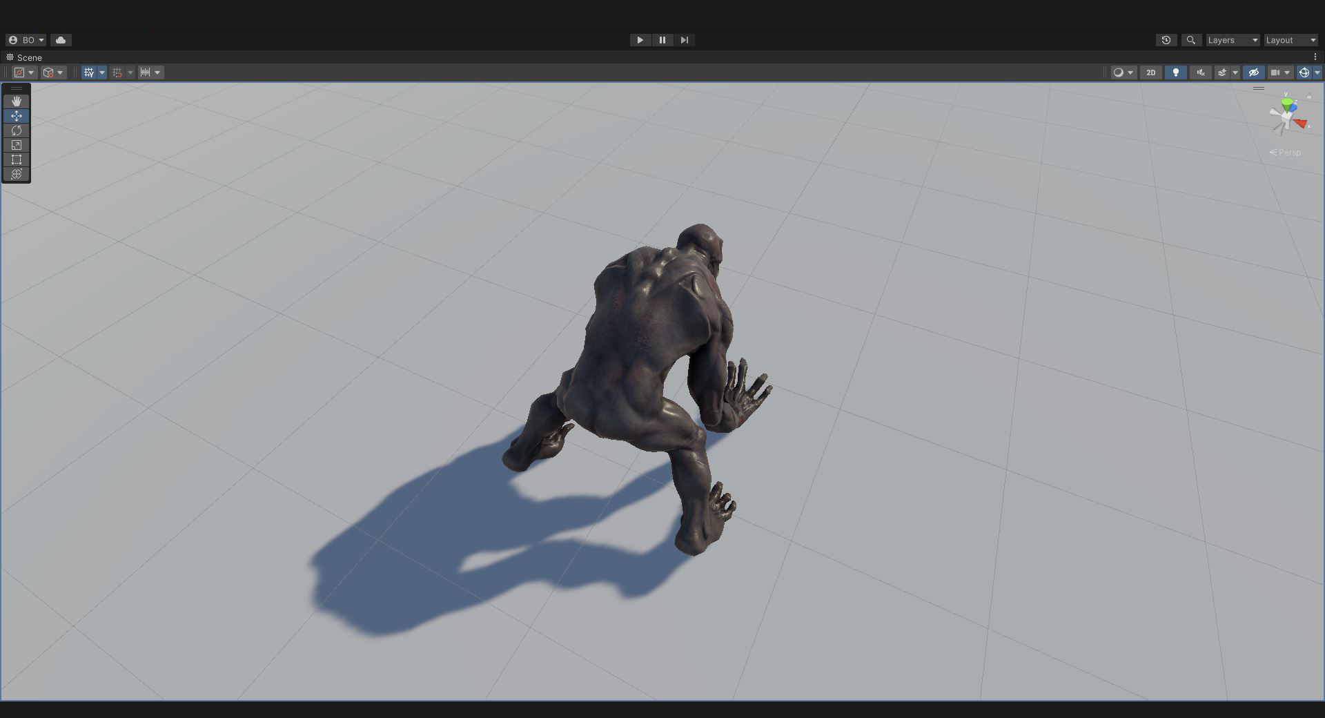 Ghoul Undead - Rigged - Animated - Game Ready Low-poly 3D model_24
