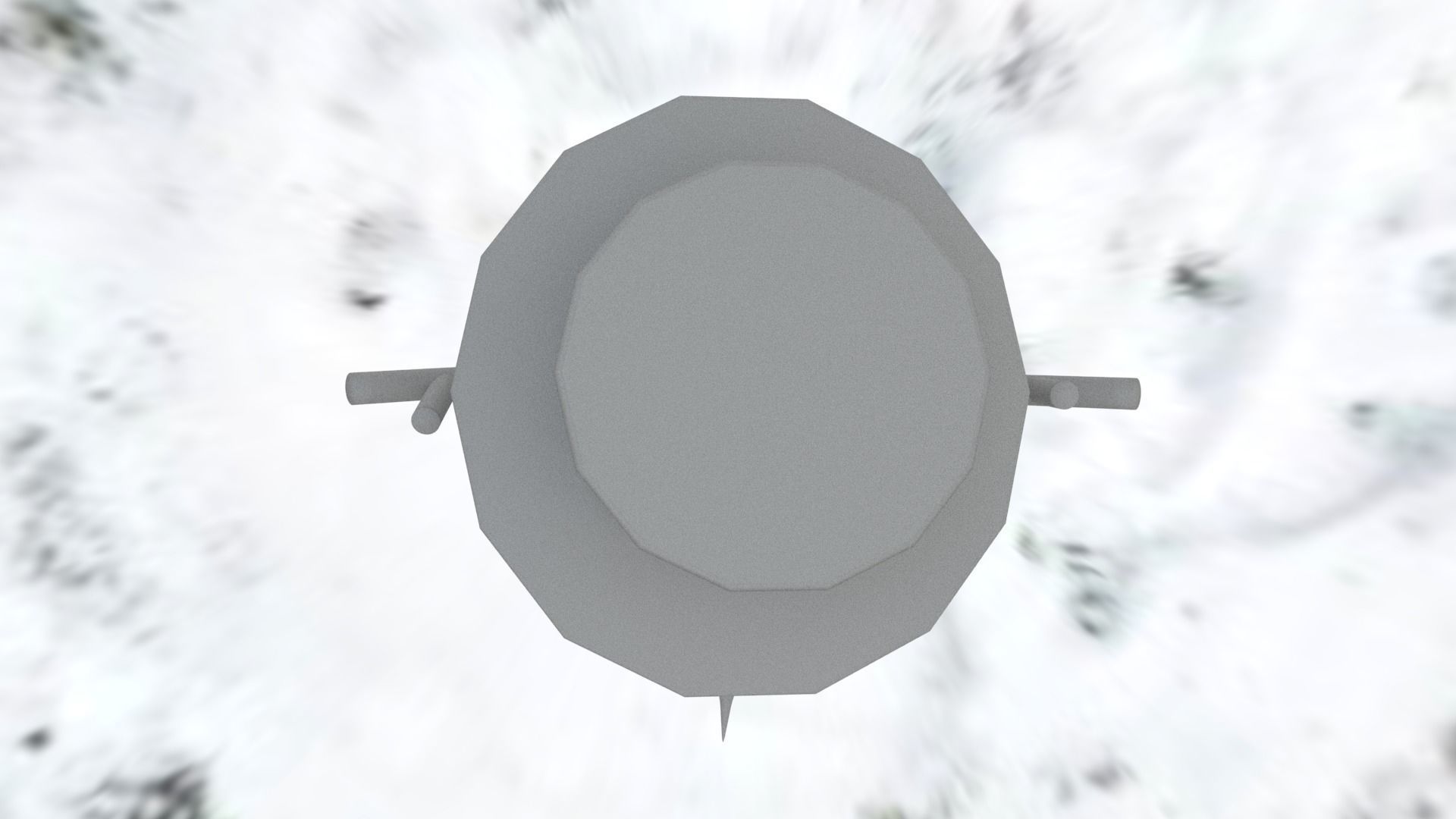 Snowman Low-poly 3D model_25