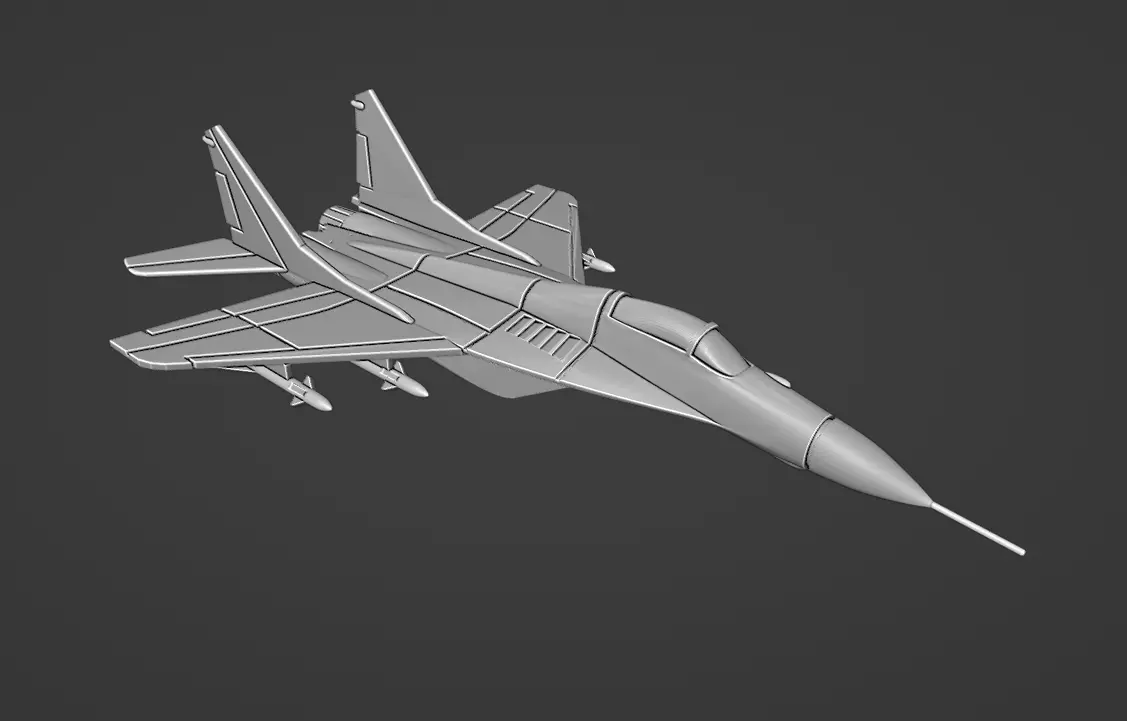 Mikoyan MiG-29 Fulcrum-A 3D print model_0