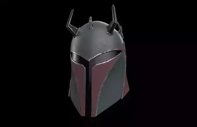 Mandalorian Maul Loyalist female Ahsoka Helmet 3d digital
