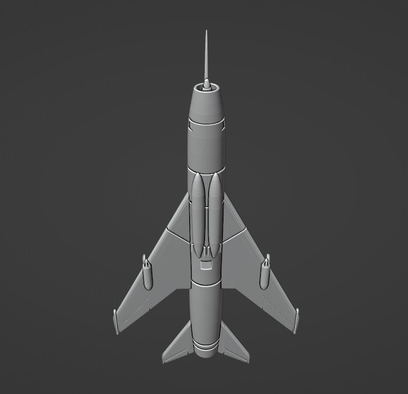 Su-7BKL 3D print model_3