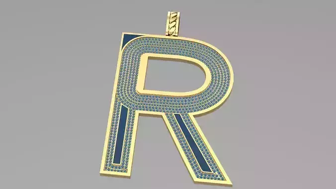 R pendant