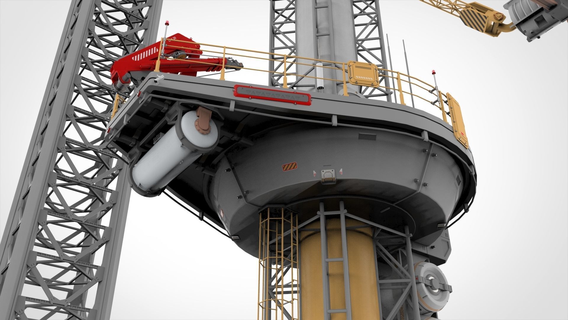 Sci-Fi Wind turbine 1 3D model_13