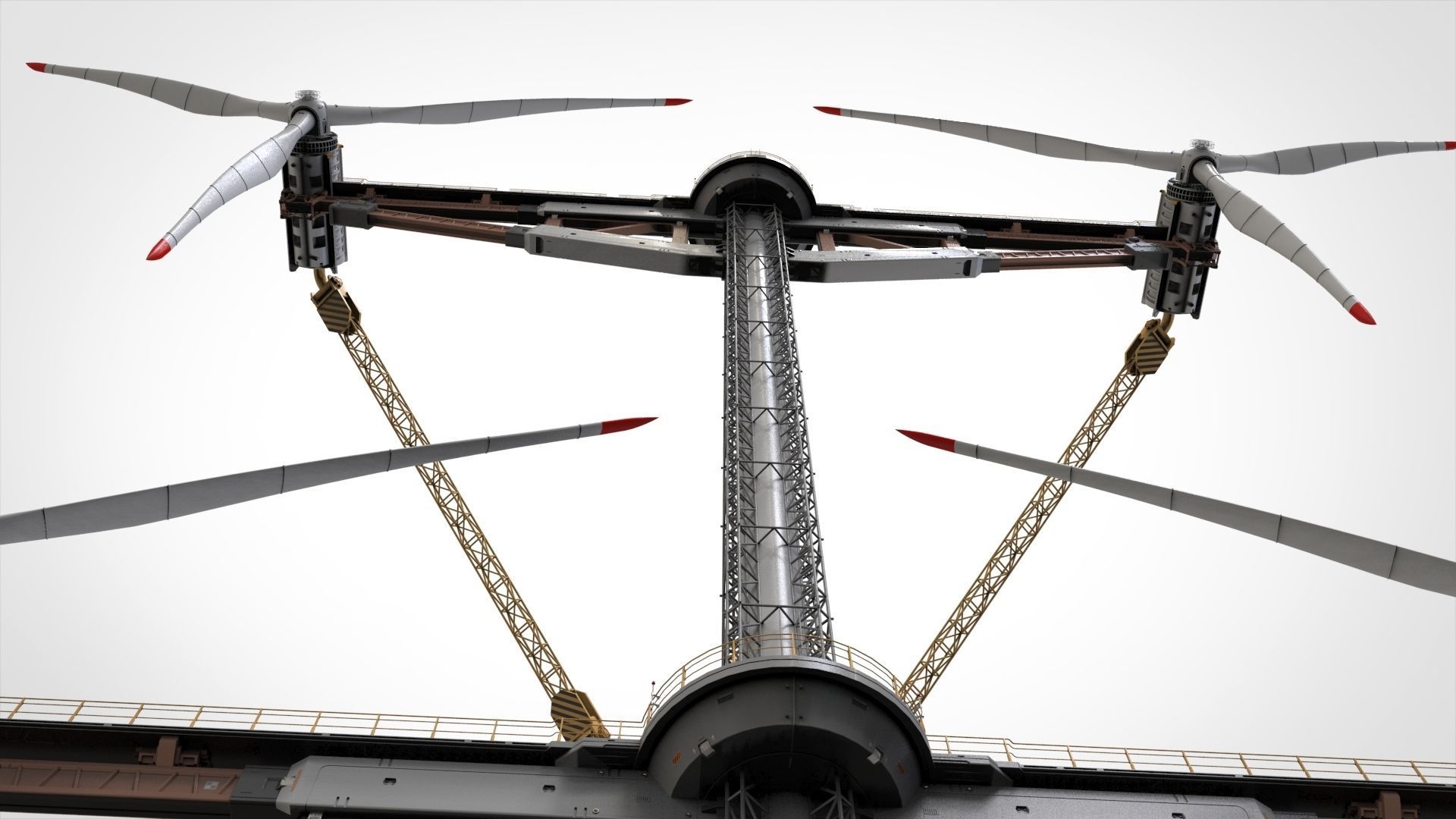 Sci-Fi Wind turbine 1 3D model_28